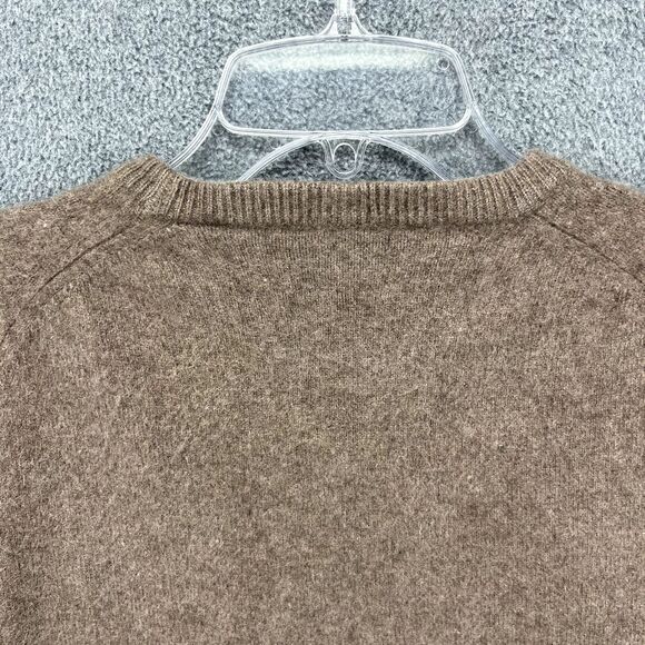 Gieves Hawkes Cashmere Sweater Men’s XL Brown Savile Row Long Sleeve - Picture 12 of 16